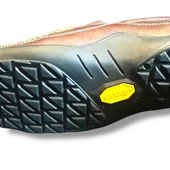 Cole Haan Mens Brown Leather Driving Loafers Vibram Sole Comfort Slip-On Sz 8.5 - Picture 4 of 15